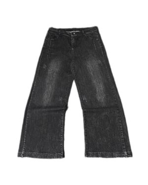 Streetwear Skater Jeans Pria black gray