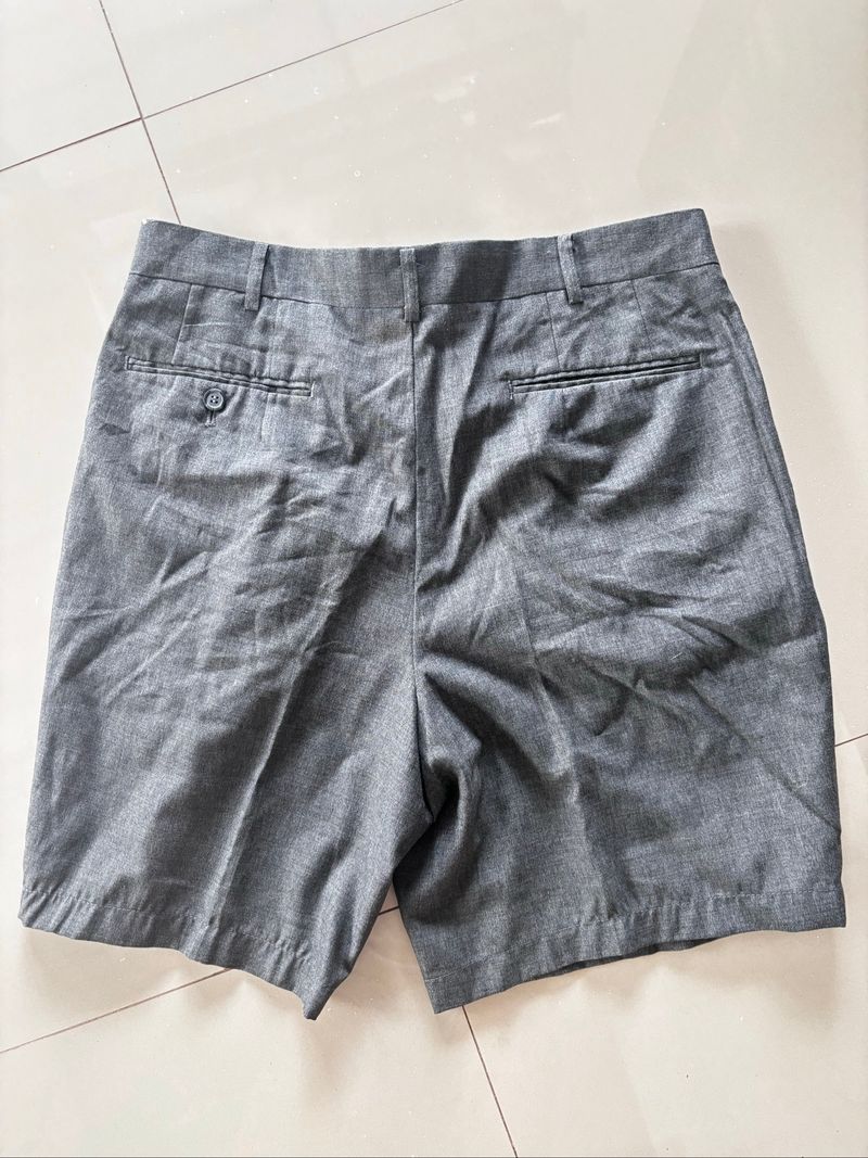 Pleated Shorts Grey, foto 4