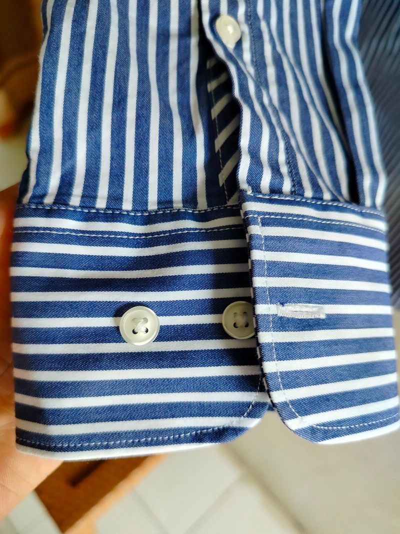 kemeja pria SIZE M kecil Stretch MANGO, foto 3
