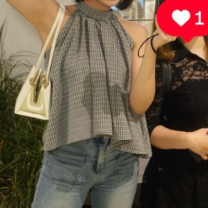 Minimalist Blouse Wanita gray