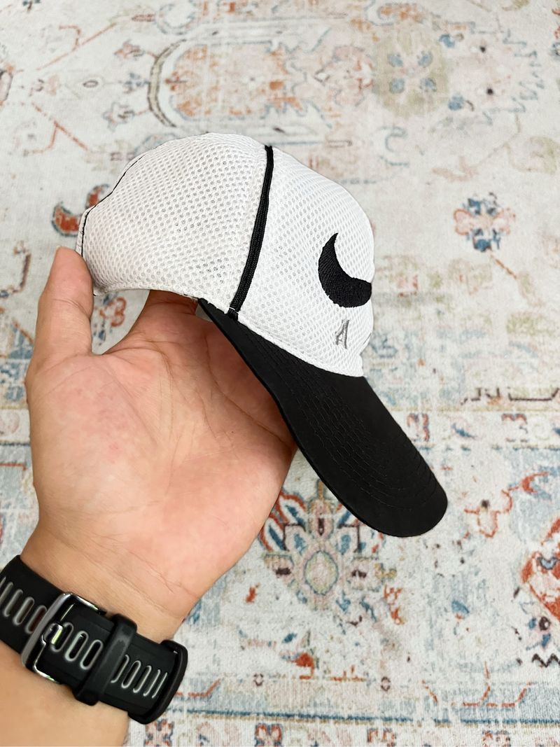 Vintage Nike Air Mesh Hat - Black/White, foto 7