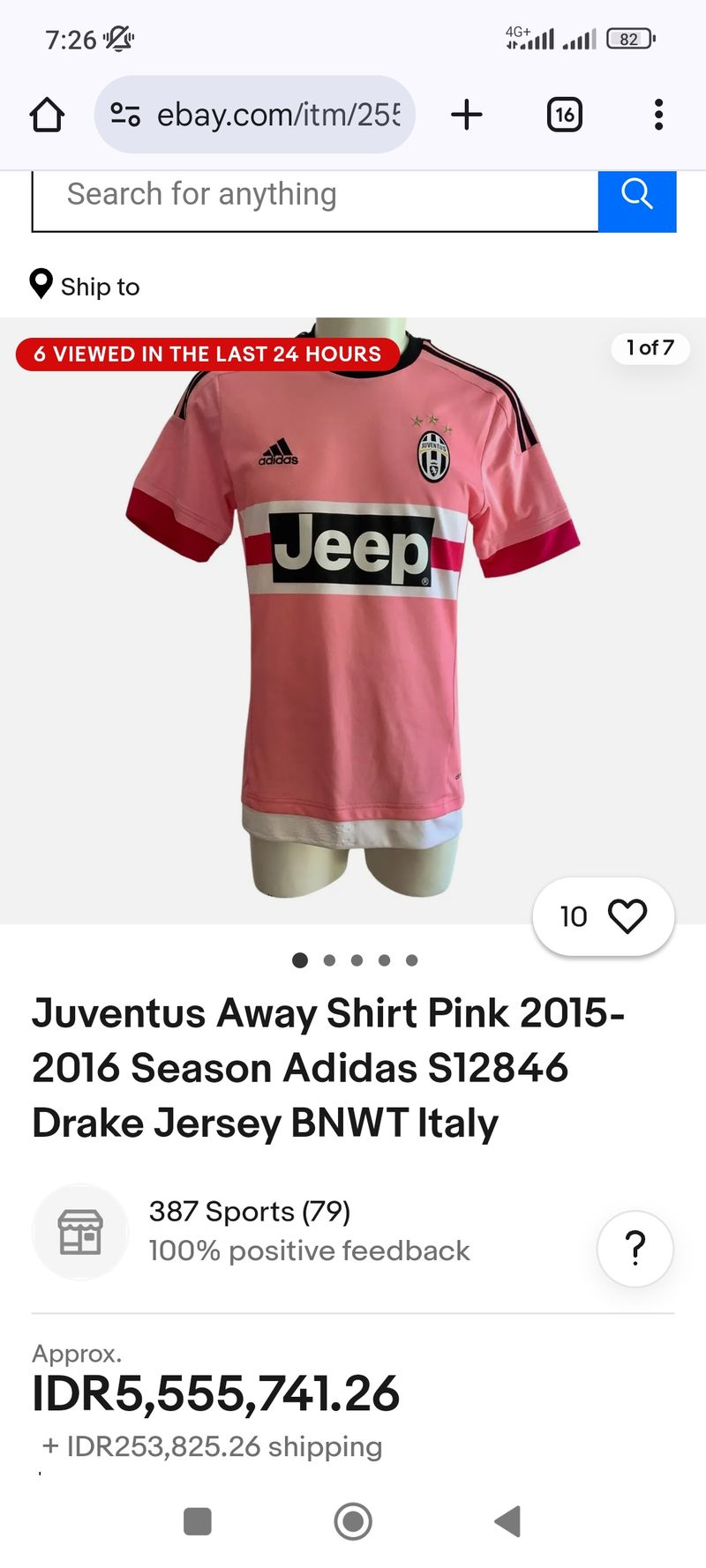 Adidas Casual Jersey Pria pink, foto 7