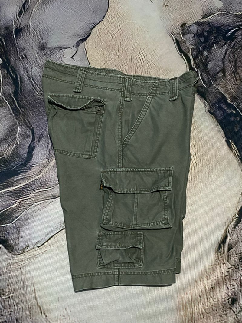 Alpha Industries Cargo Shoet Pants Army Green, foto 2
