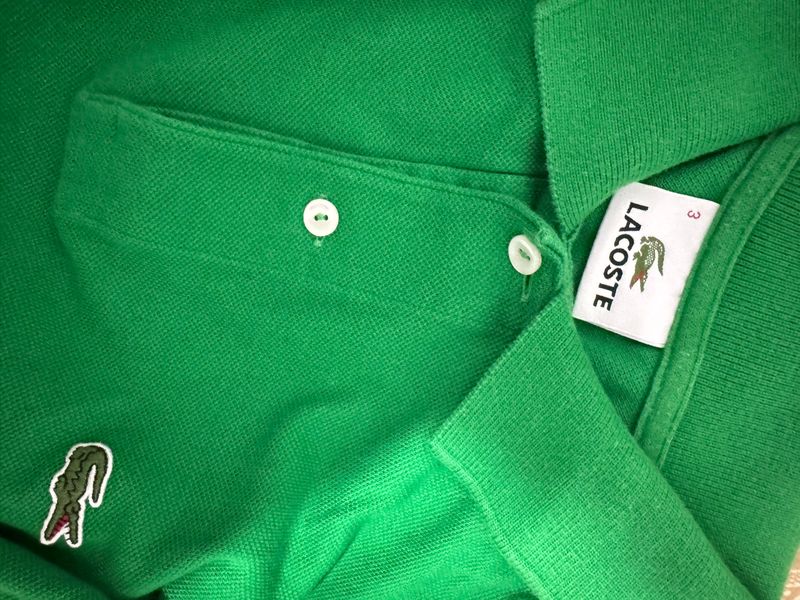 Polo shirt Lacoste green, foto 3