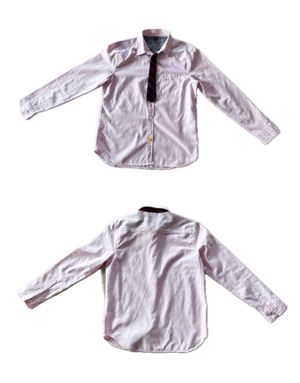 Kemeja Pink Pastel Dengan Dasi