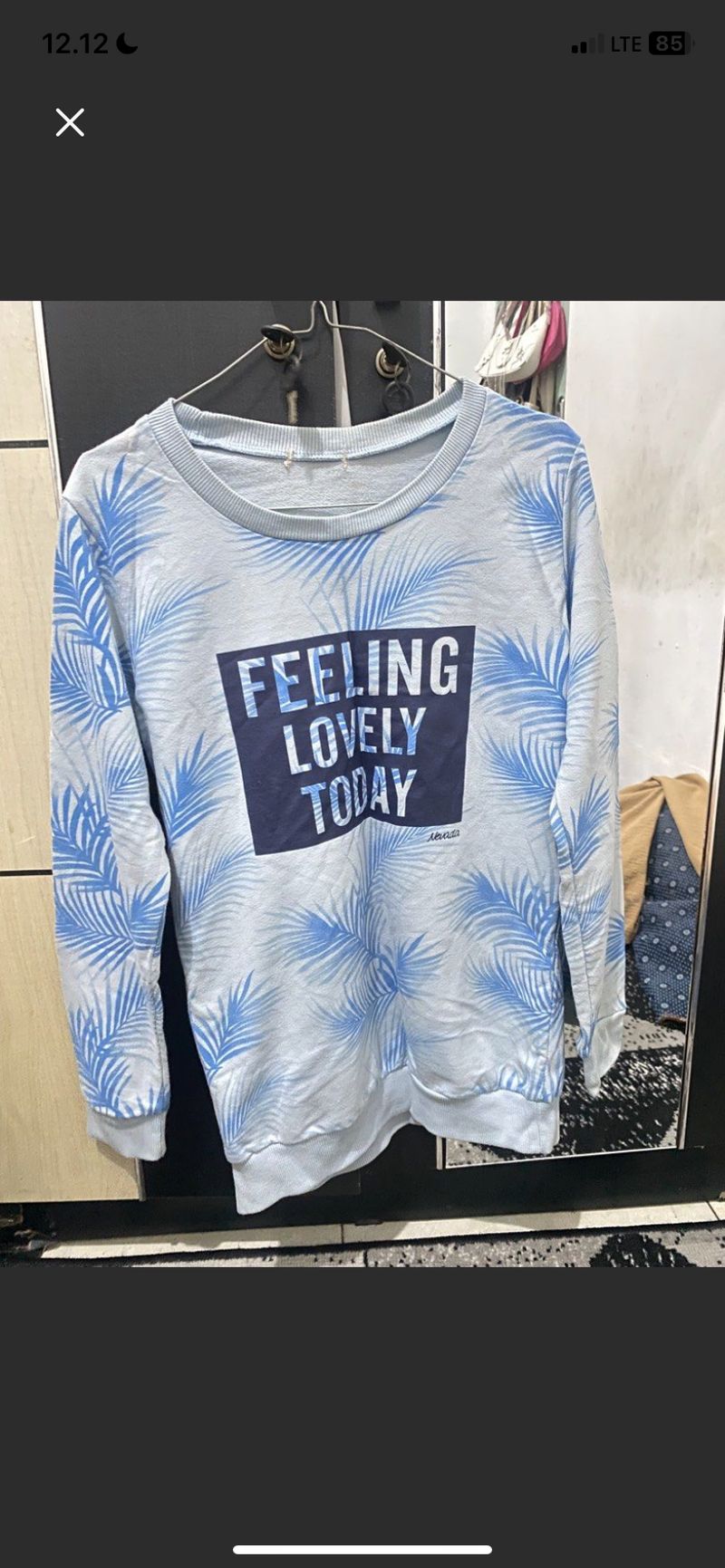 Nevada Casual Sweatshirt Wanita blue Preloved