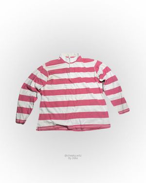Pink stripped long-sleeve