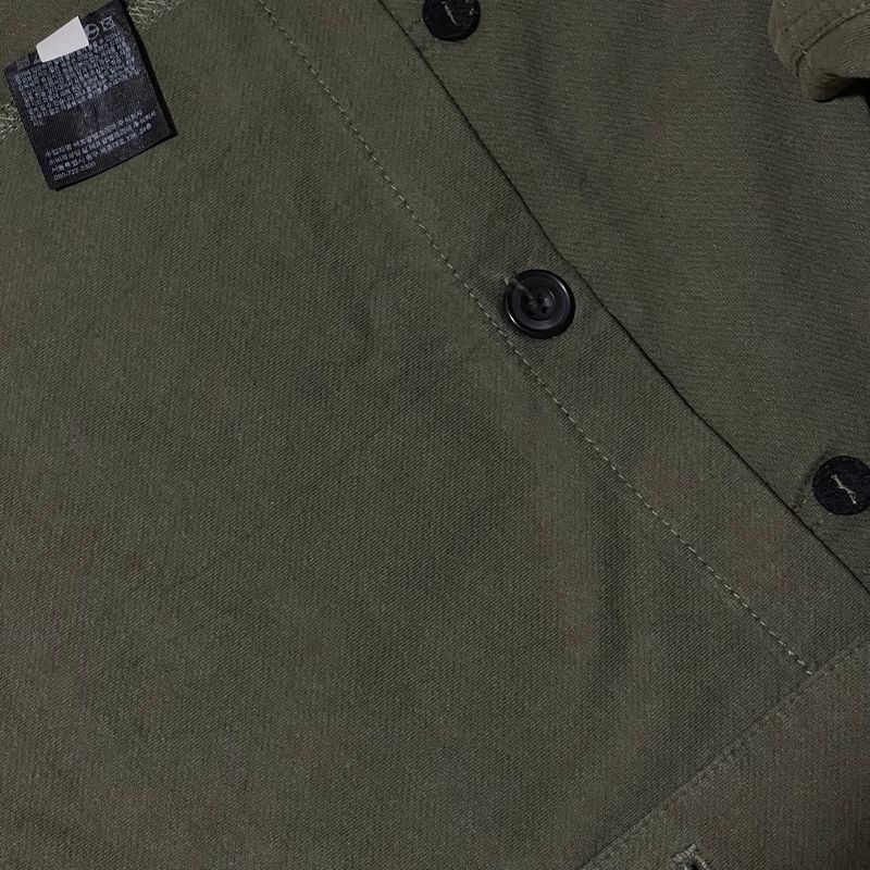 Uniqlo - Washed Jersey Work Jacket - Olive - Size L, foto 3