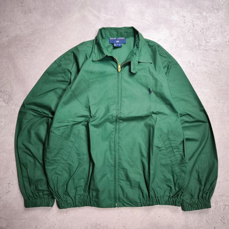 Polo Ralph Lauren Casual Harrington jacket Pria green