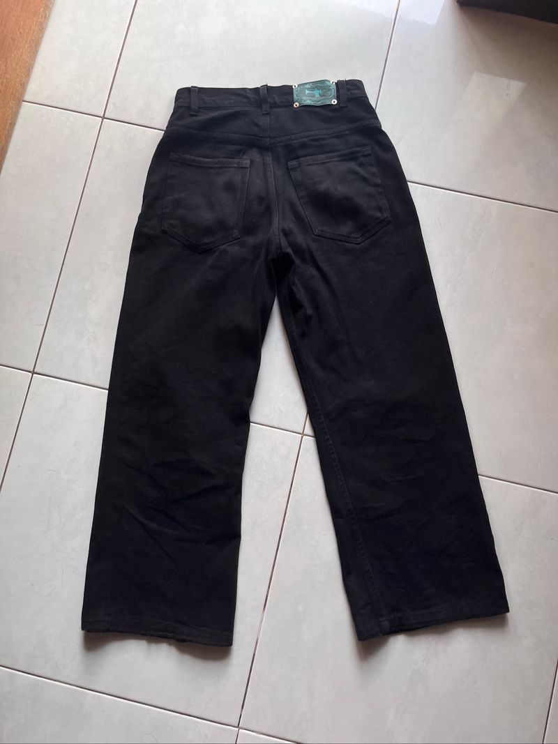 STRAIGHT LOOSE BLACK JEANS, foto 2
