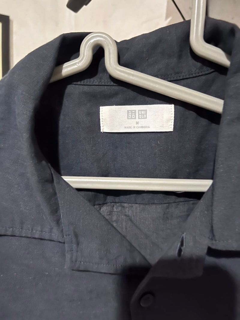 linen shirt uniqlo, foto 2