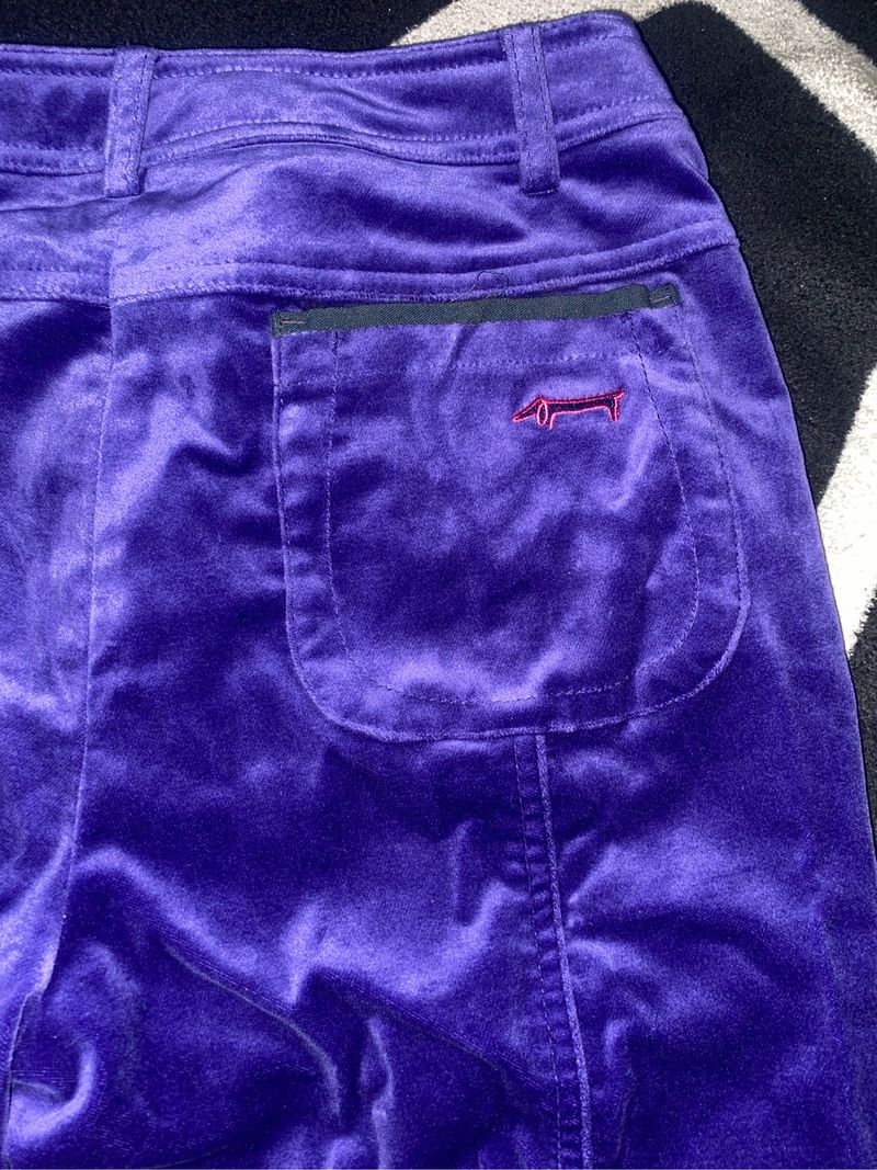 Violet soft Suede panta, foto 3
