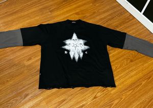 Streetwear Indie Sweatshirt Pria black gray