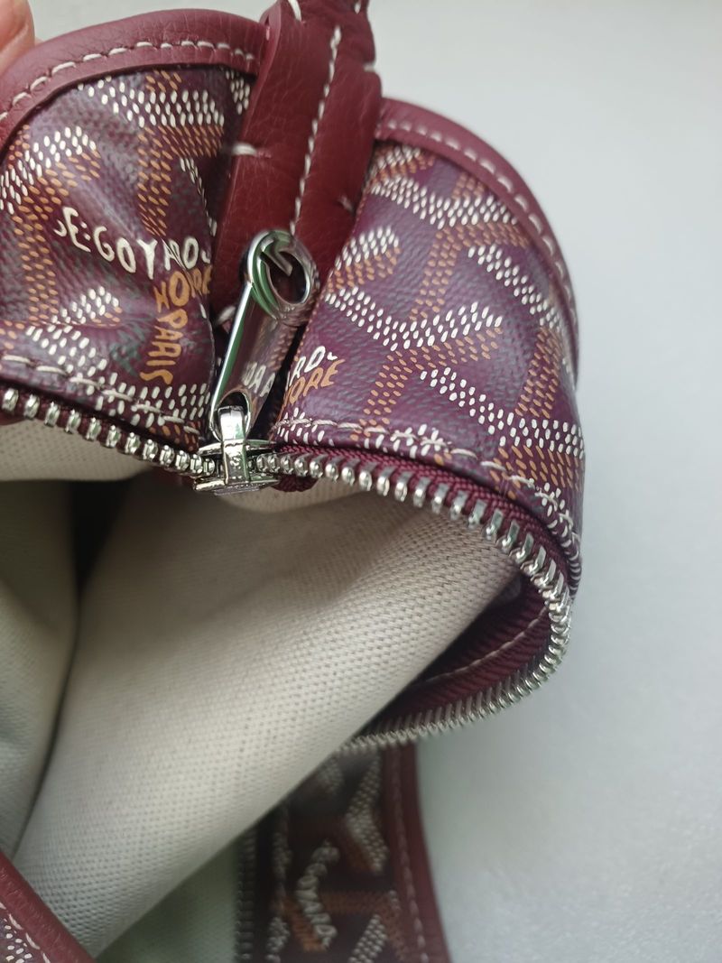 Goyard boheme mini burgundy, foto 4