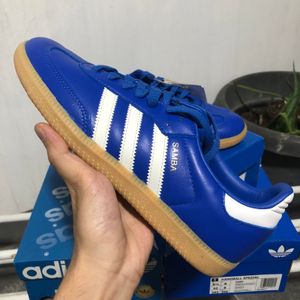 adidas Samba OG Blue Leather // Sepatu // Sneakers