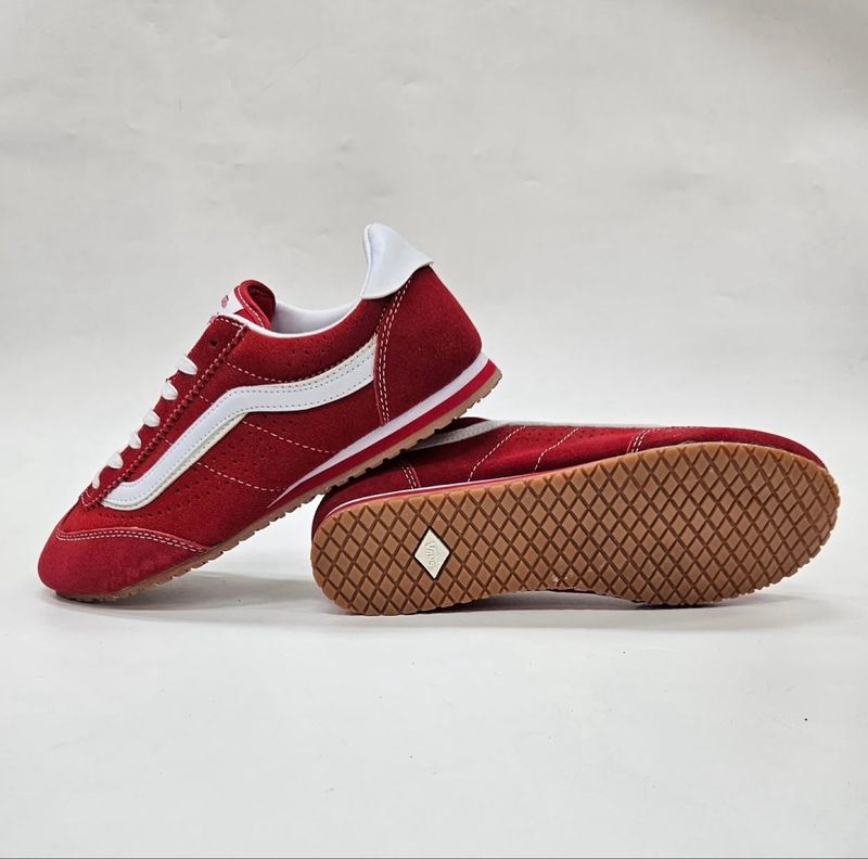 [Termurah] Sneakers - Vans Serio Super LowPro Red White, foto 4