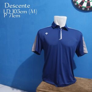 Kaos golf descente biru