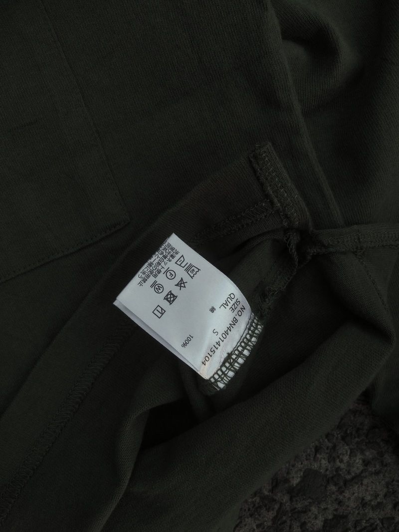 Longsleeve Pocket Back Number Hijau Army, foto 6