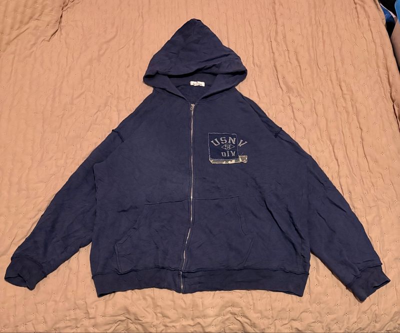 Vintage US NAVY Zip Hoodie, foto 2