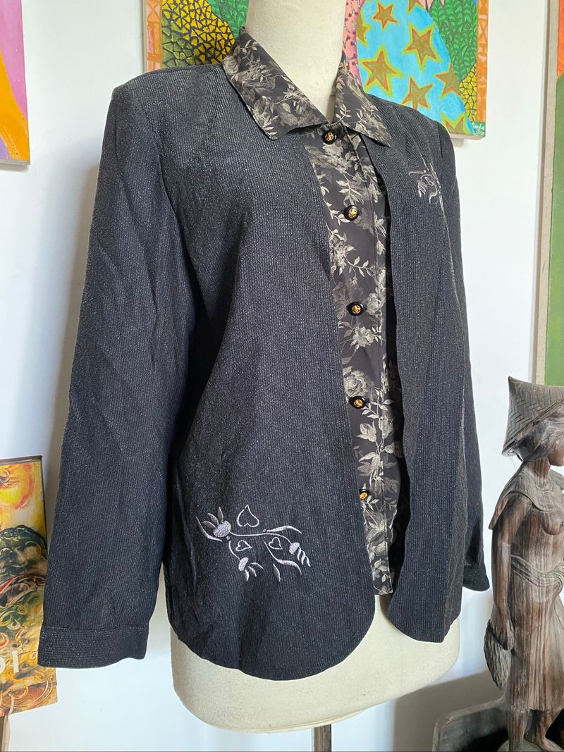 Kemeja Atasan Blouse Vintage, foto 3