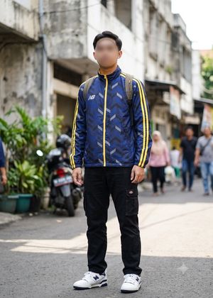 Track Jacket New Balance Reversible Style
