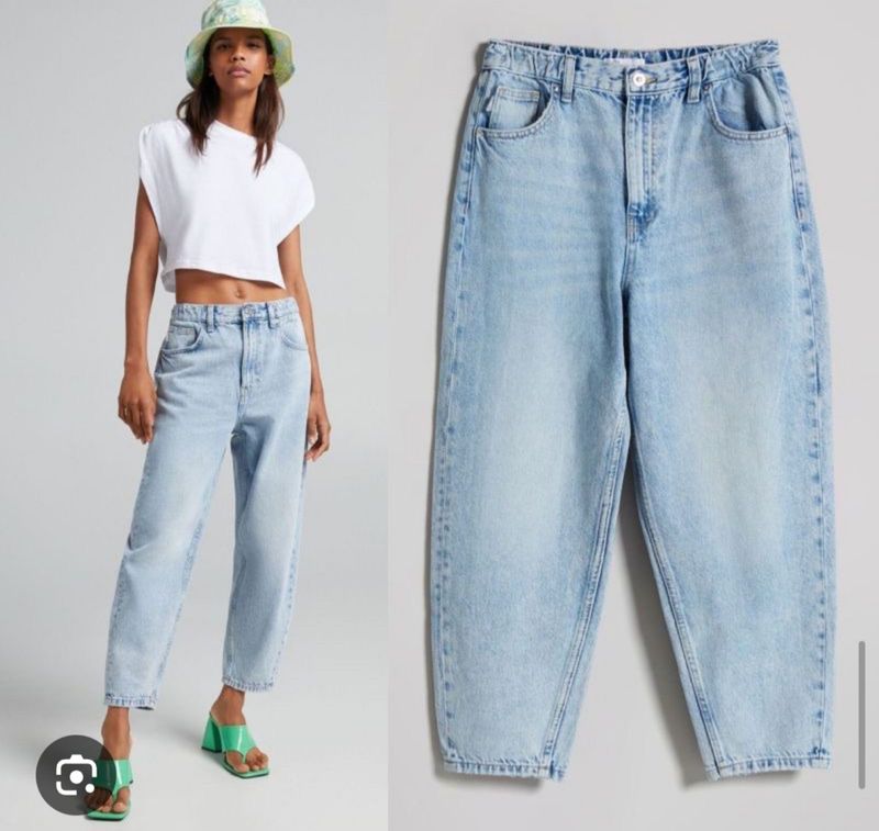 jeans bershka balloon ori, foto 7