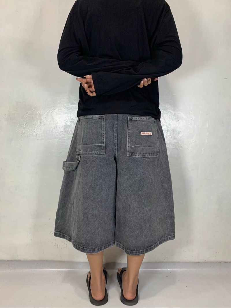 Mershier Grey Carpenter Jorts Pants, foto 4