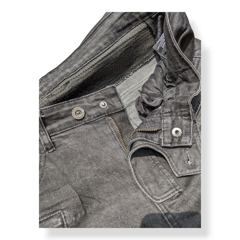 Avant Garde Biker Jeans Pria black gray, foto 8
