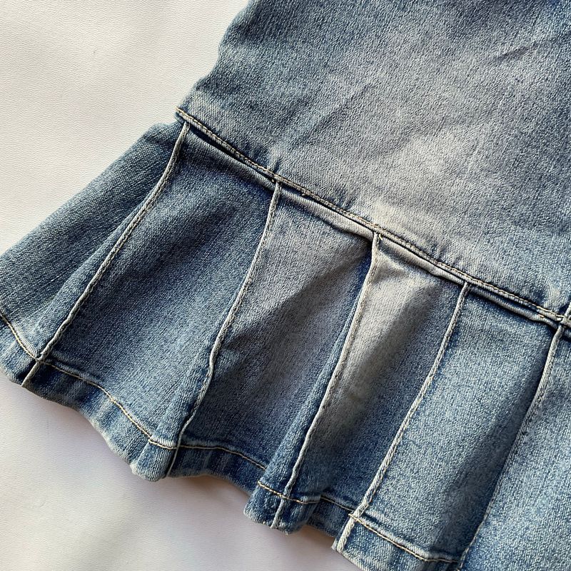 ⭐️Chic Jeans Pleated Skirt⭐️, foto 5