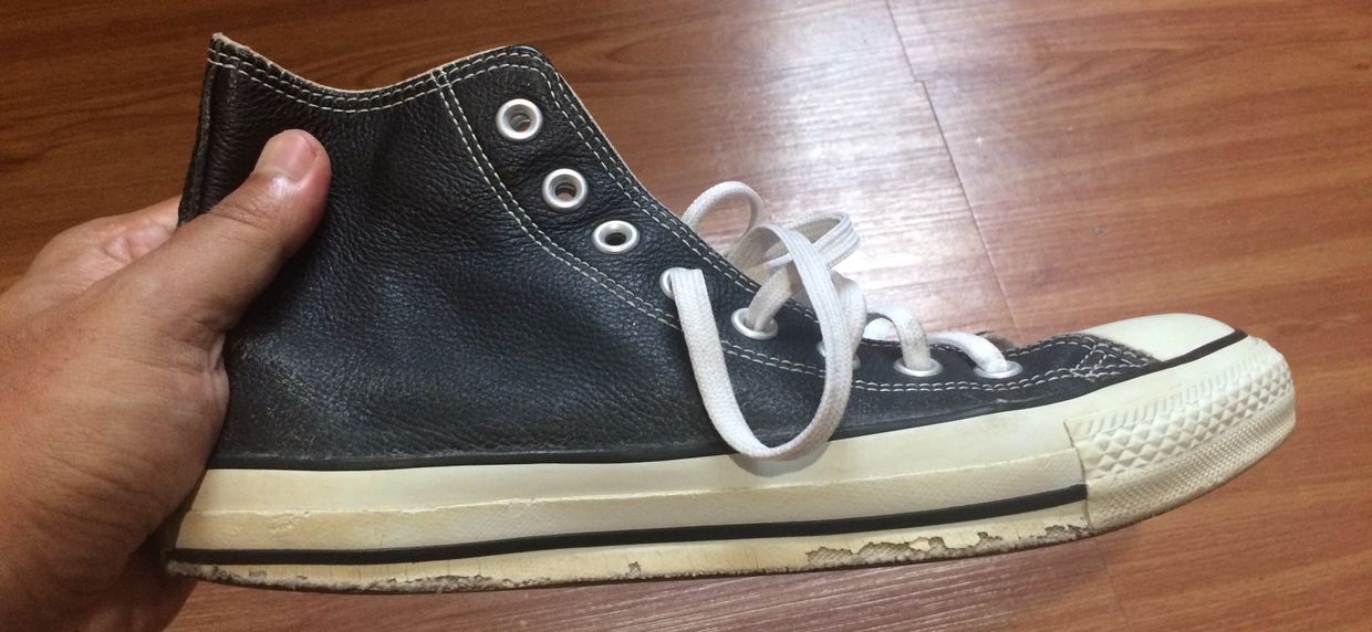 Converse Leather I Robot Kondisi sesuai, foto 5