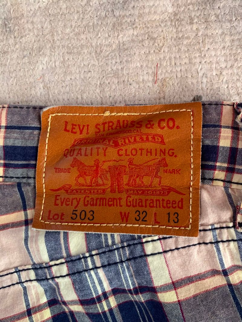 Short Plaid Levi's, foto 3