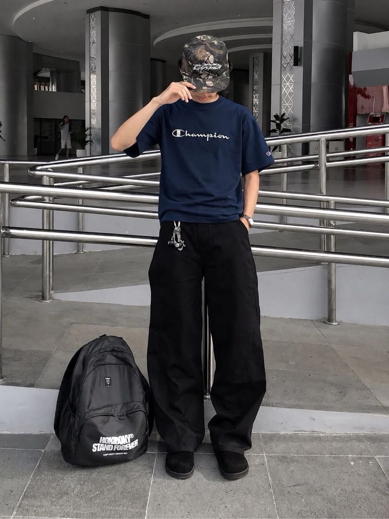 Kaos CHAMPION BORDIR LOGO, foto 2