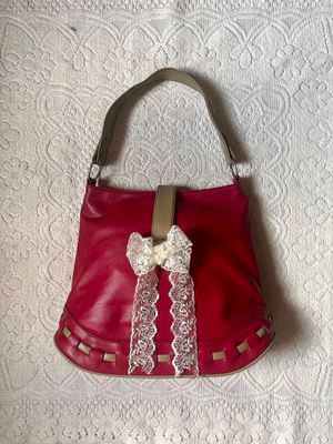 Y2k Red Hobo Bag