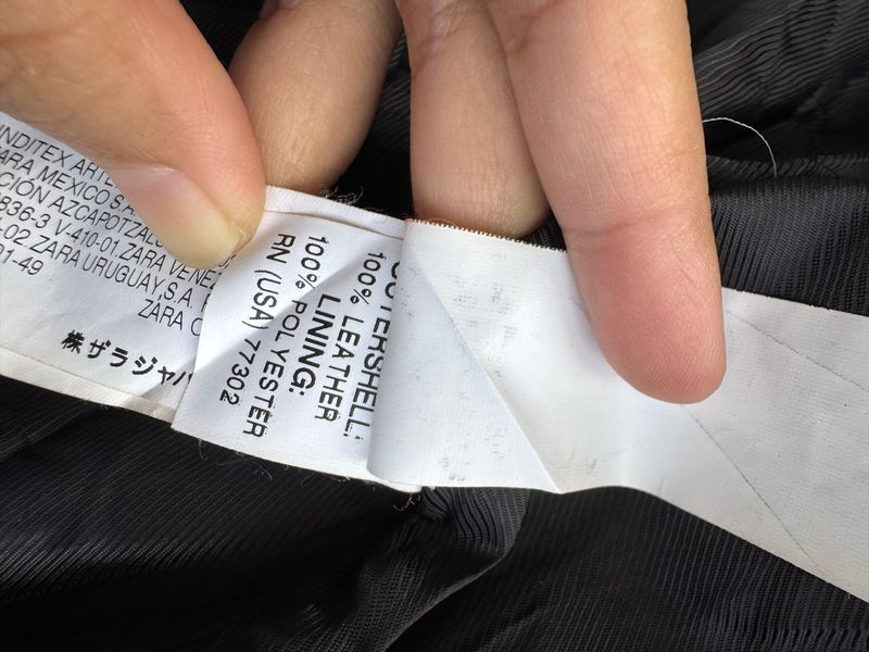 ZARA WOMAN Biker Leather Jacket, foto 6