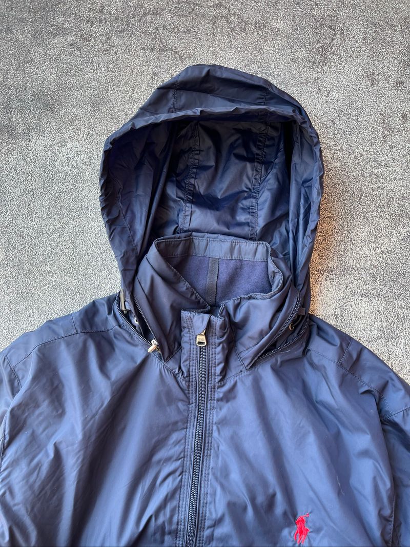 Puffer Parasut Polo Ralph Lauren Basic Logo Hidden Hoodie, foto 4