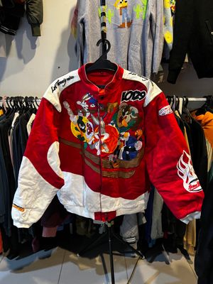 Nascar denim jacket looneytunes//jaket karakter