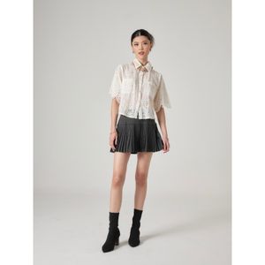 MINEWEAR eyelet top broken white