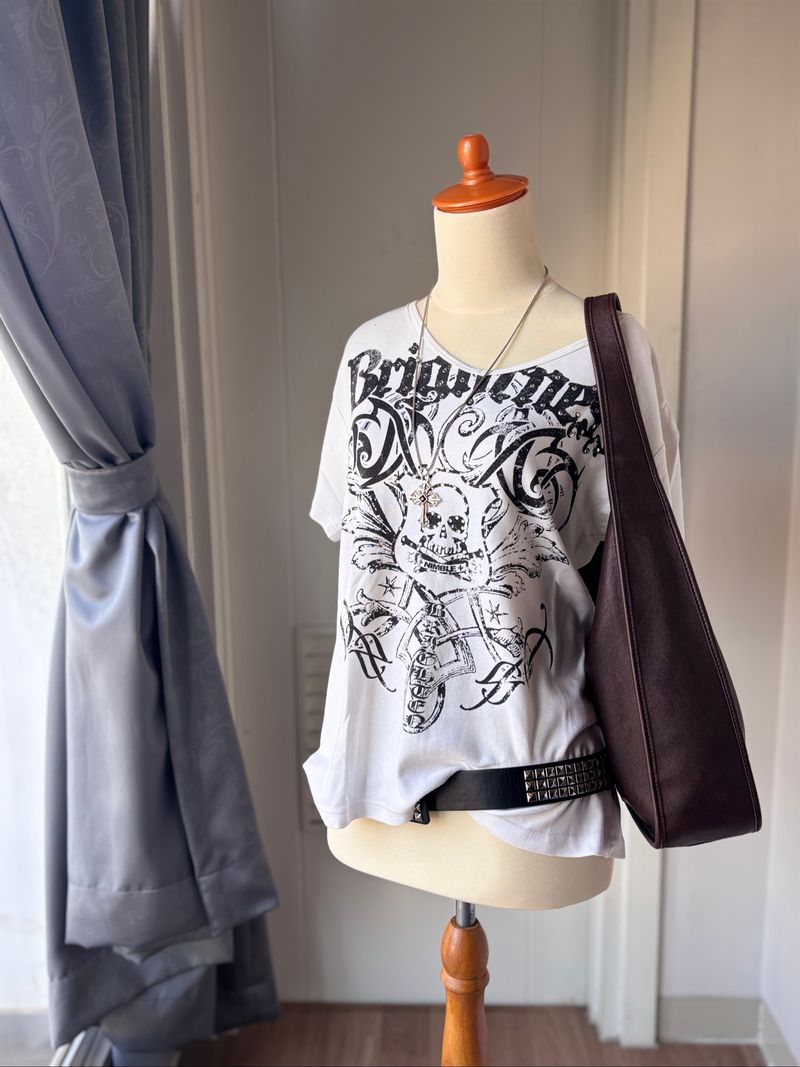 Space Opera Scoop Neck Goth Y2K, foto 2