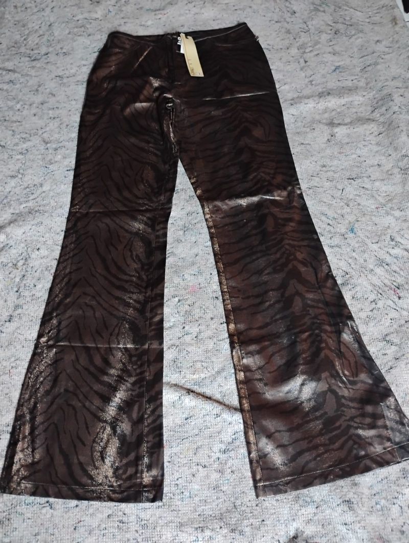 Leather pants TIGER y2k 2000s, foto 2