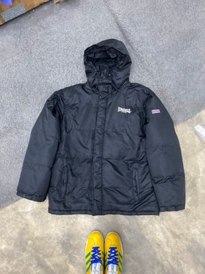 Lonsdale London puffer jacket vintage big logo black