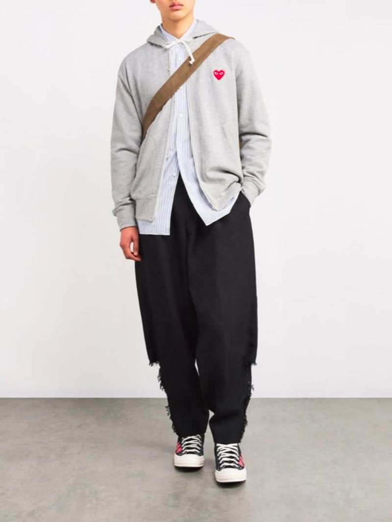 Play CDG Zipper Hoodie, foto 4