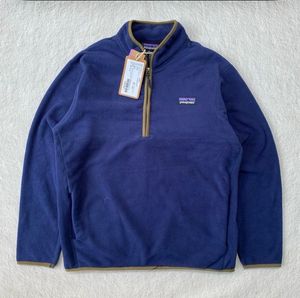 Patagonia Streetwear Casual Fleece Pria blue