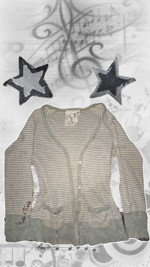 CUTE STRIPED CARDIGAN