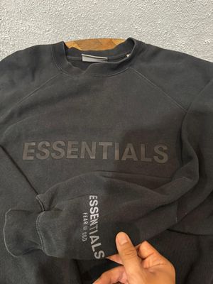 Essentials Crewneck Charcoal Colour