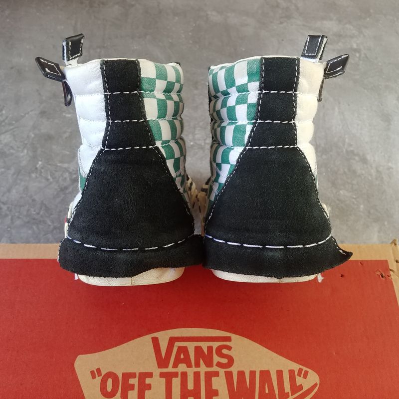 Vans SK8 HI Cut & Paste Reissue Cap Skate Black Green Origin, foto 8