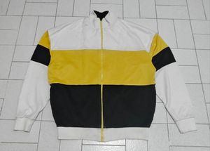 Jaket Sport Tracktop Colourblock Boxy 3 Tone