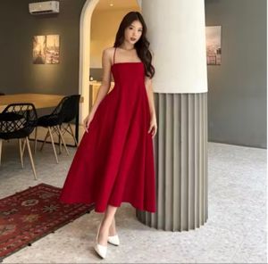 tavia the lable cindy dress | maroon dress | red dress