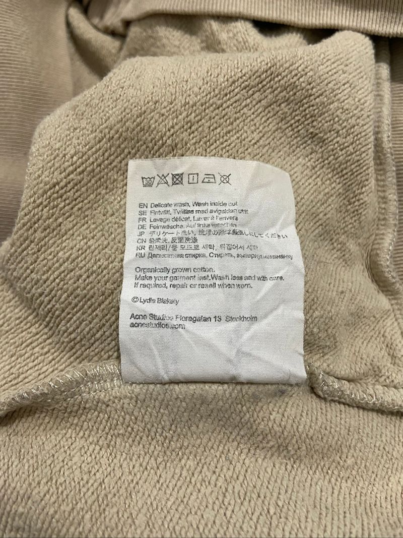 Acne Studios Face Patch Zip Hoodie, foto 8