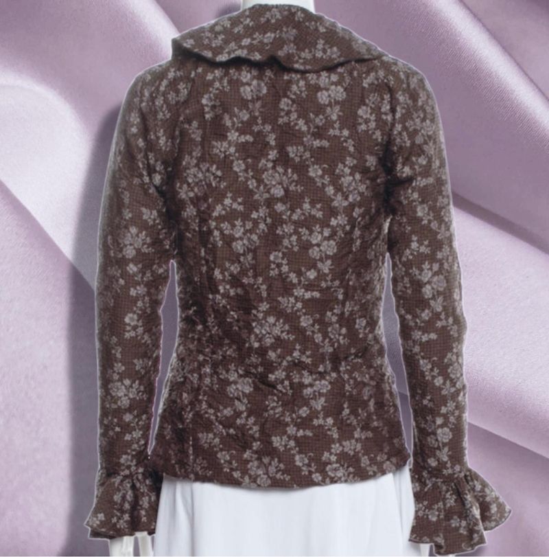 Anne Fontaine Ruffle Floral Blouse, foto 3