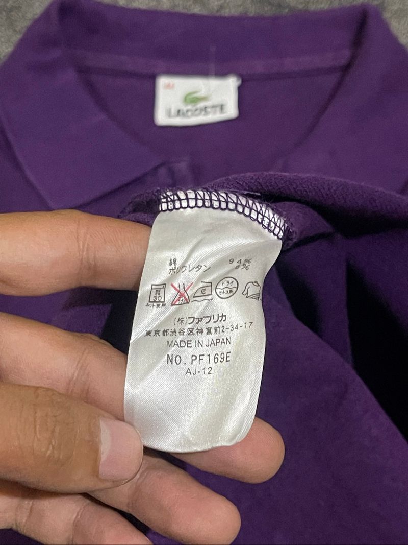 Lacoste Purple Polo Shirt, foto 7